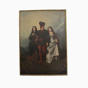 Cassioli Amos, La Rivale Painting-IJR-877424