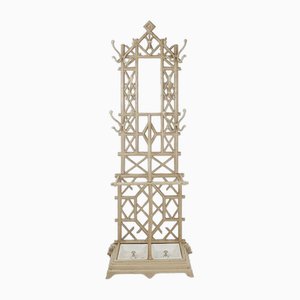 Cast Iron and Bamboo Coat Rack, France, 1900s-JG-1796357