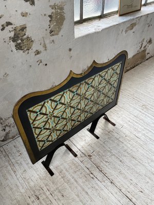 Cast Iron and Ceramic Firewall, 1950s-LCU-2024755