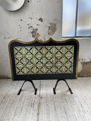 Cast Iron and Ceramic Firewall, 1950s-LCU-2024755