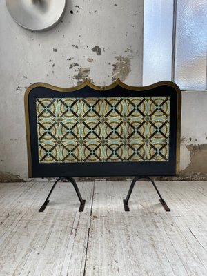 Cast Iron and Ceramics Firewall, 1950s-LCU-1251592