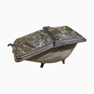 Cast Iron Foundry Foubrux or Coal Scuttle, Belgium, 1900s-MJY-1249745