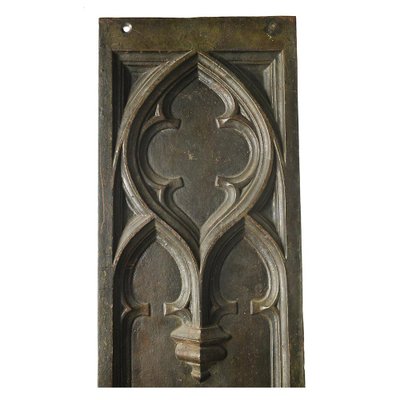 Cast Iron Gothic Religious Plaque-NQ-968301