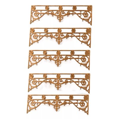 Cast Iron Window Bars, Set of 7-WMV-1129906