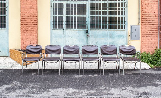 Castiglietta Chairs by Achille Castiglioni & Marcello Malein for Zanotta, 1967, Set of 6-VCV-1264355