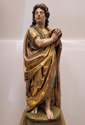 Castilian Artist, Saint John the Evangelist, 1580, Sculpture Carving-NUC-1817670