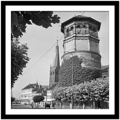 Castle Tower and St. Lambert's Church Dusseldorf, Germany 1937-DYV-995293