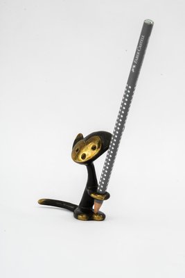 Cat Pen Holder by Walter Bosse, 1950s-SPD-1719155