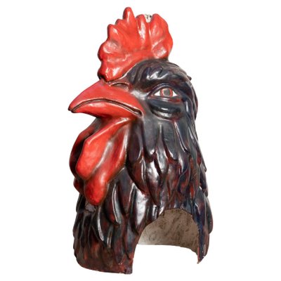 Catalan Folklore Paper Mache Rooster Head, 1980-WM-1166854