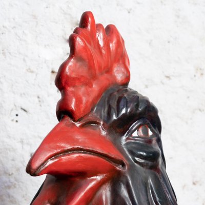 Catalan Folklore Paper Mache Rooster Head, 1980-WM-1166854