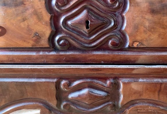 Catalan Mahogany Chest of Drawers, Spain, 19th Century-HDF-1742974