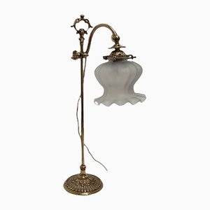 Catalan Modernist Bronze Table Lamp, Spain, 1900s-RGF-1196520