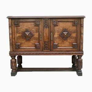 Catalan Spanish Buffet with Mirror Crest, 1800s-NOU-902718