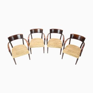 Catalog H-224 Chairs by Jindřich Halabala, Czechoslovakia, 1930s, Set of 4-TZ-1329338