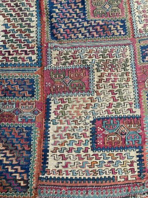 Caucasian Verneh Embroidered Kilim-YMM-1061754