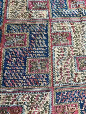 Caucasian Verneh Embroidered Kilim-YMM-1061754