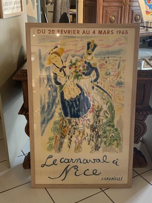 Cavailles, Carnival de Nice, 1965, Lithograph Poster, Framed-TEP-1310786