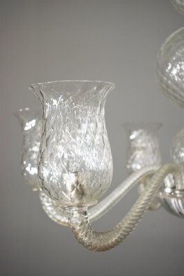 Ceiling Chandelier Venini in Murano Glass, 1950s-KNM-1186337