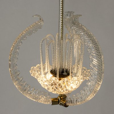 Ceiling Lamp by Fritz Kurz for Orrefors, 1940s-NL-1425871