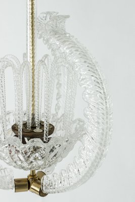 Ceiling Lamp by Fritz Kurz for Orrefors, 1940s-NL-1425871