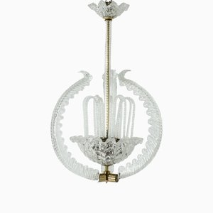 Ceiling Lamp by Fritz Kurz for Orrefors, 1940s-NL-1425871