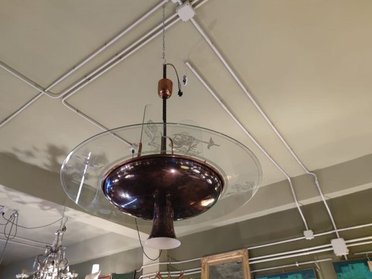 Ceiling Lamp by Pietro Chiesa for Fontana Arte-QLH-909176