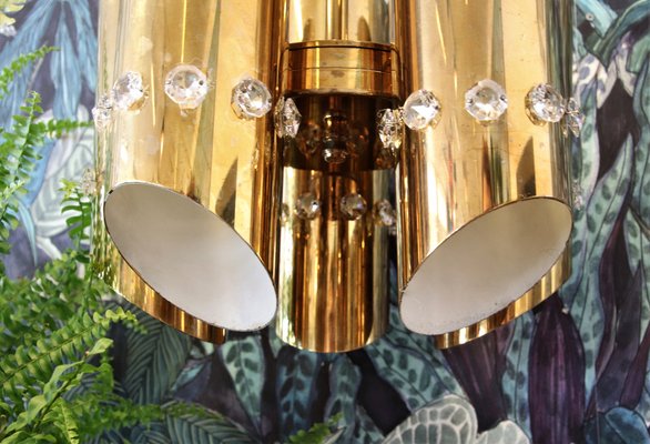 Ceiling Lamp in Brass, 1970s-BPJ-1382800