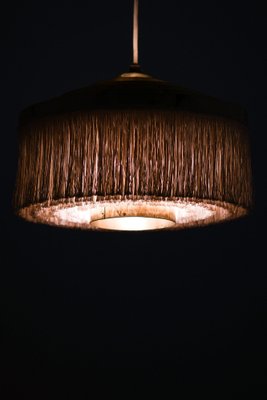 Ceiling Lamp in Brass and Silk Fringes by Hans-Agne Jakobsson, 1950s-SC-1796796