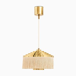 Ceiling Lamp in Brass and Silk Fringes by Hans-Agne Jakobsson, 1950s-SC-1796796