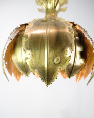 Ceiling Lamp in Brass attributed to Sven Aage Holm Sørensen, 1960s-UY-1813958