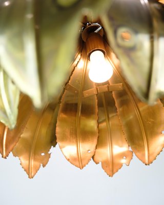 Ceiling Lamp in Brass attributed to Sven Aage Holm Sørensen, 1960s-UY-1813958