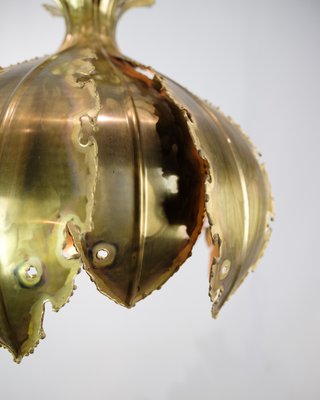 Ceiling Lamp in Brass attributed to Sven Aage Holm Sørensen, 1960s-UY-1813958