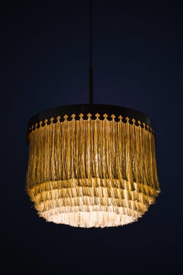 Ceiling Lamp in Brass, Silk Fringes attributed to Hans-Agne Jakobsson, 1965-SC-2035083