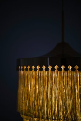 Ceiling Lamp in Brass, Silk Fringes attributed to Hans-Agne Jakobsson, 1965-SC-2035083