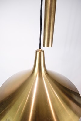 Ceiling Lamp in Brass with Counterweight Pendant attributed to Lyfa, 1960s-UY-1813960