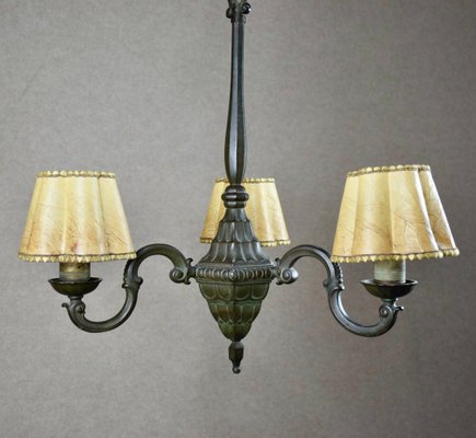 Ceiling Lamp in Casted Bronze, Sweden, 1930s-RNM-1447004