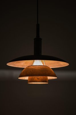 Ceiling Lamp in Copper and Nickel-Plated Steel attributed to Poul Henningsen, 1920s-SC-1819609