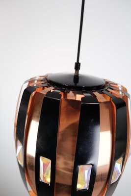 Ceiling Lamp in Copper by Verner Schou for Coronell Elektro, 1970s-UY-1813957