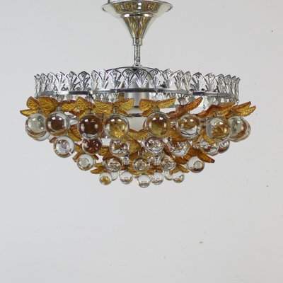 Ceiling Lamp in Glass, 1960s-NE-1273685