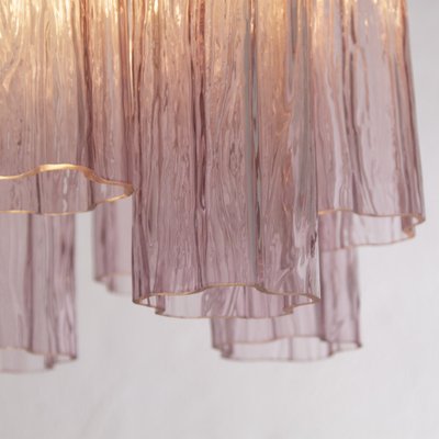 Ceiling Lamp in Glass Trunks Amethyst Color of Murano, 1990s-MPO-1722205