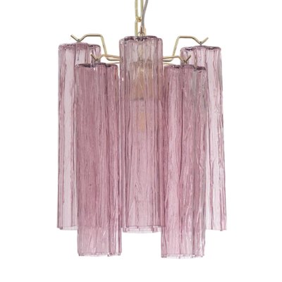 Ceiling Lamp in Glass Trunks Amethyst Color of Murano, 1990s-MPO-1722205