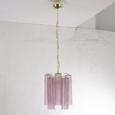 Ceiling Lamp in Glass Trunks Amethyst Color of Murano, 1990s-MPO-1722205