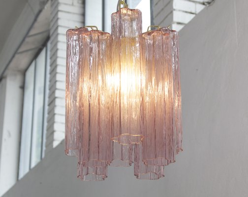 Ceiling Lamp in Glass Trunks Amethyst Color of Murano, 1990s-MPO-1722205