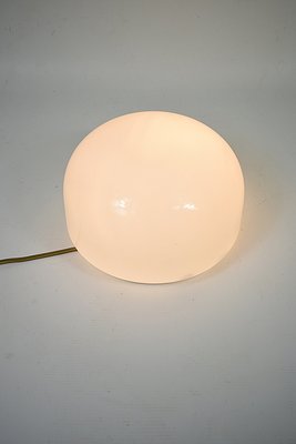 Ceiling Lamp in Milky Opal Glass, 1970s-NXX-2028217