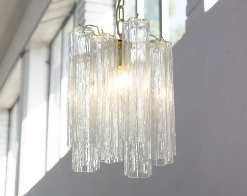 Ceiling Lamp in Murano Crystal Glass Trunks, 1990s-MPO-1722199