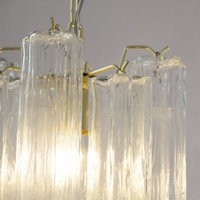 Ceiling Lamp in Murano Crystal Glass Trunks, 1990s-MPO-1722199