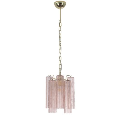 Ceiling Lamp in Murano Pink Glass Trunks, 1990s-MPO-1722207