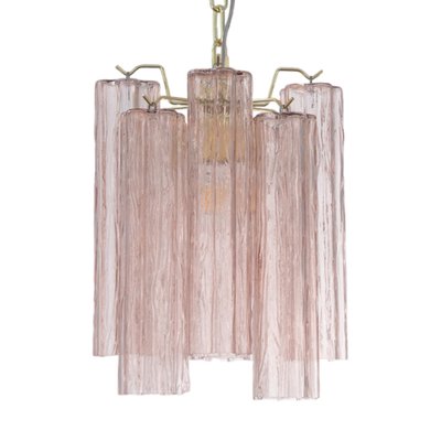 Ceiling Lamp in Murano Pink Glass Trunks, 1990s-MPO-1722207