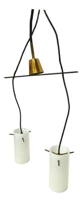 Ceiling Lamp with 2 Lights from Stilnovo, 1960s-FIP-801953