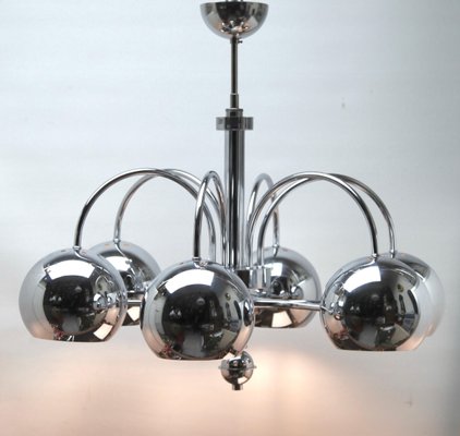 Ceiling Lamp with 6 Eyeball Lights by Goffredo Reggiani, 1960s-MJY-1150395